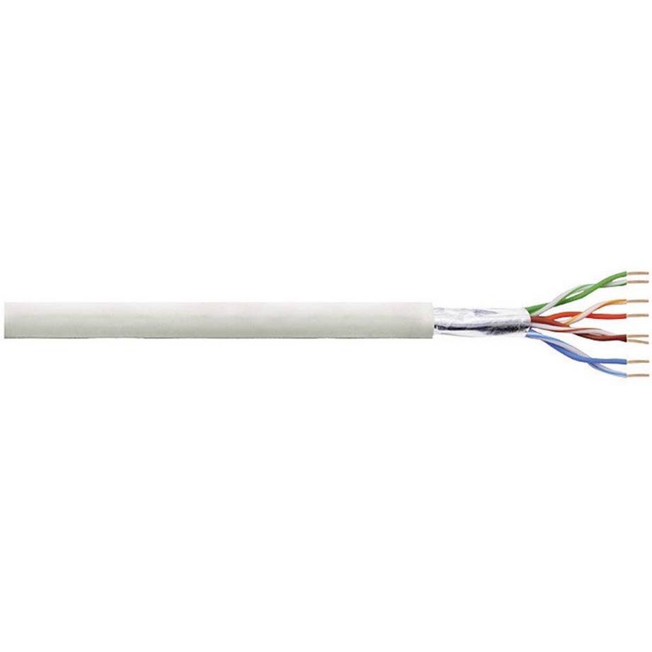 Cavo di rete CAT 5e F/UTP 4 x 2 x 0.13 mm² Grigio 100 m