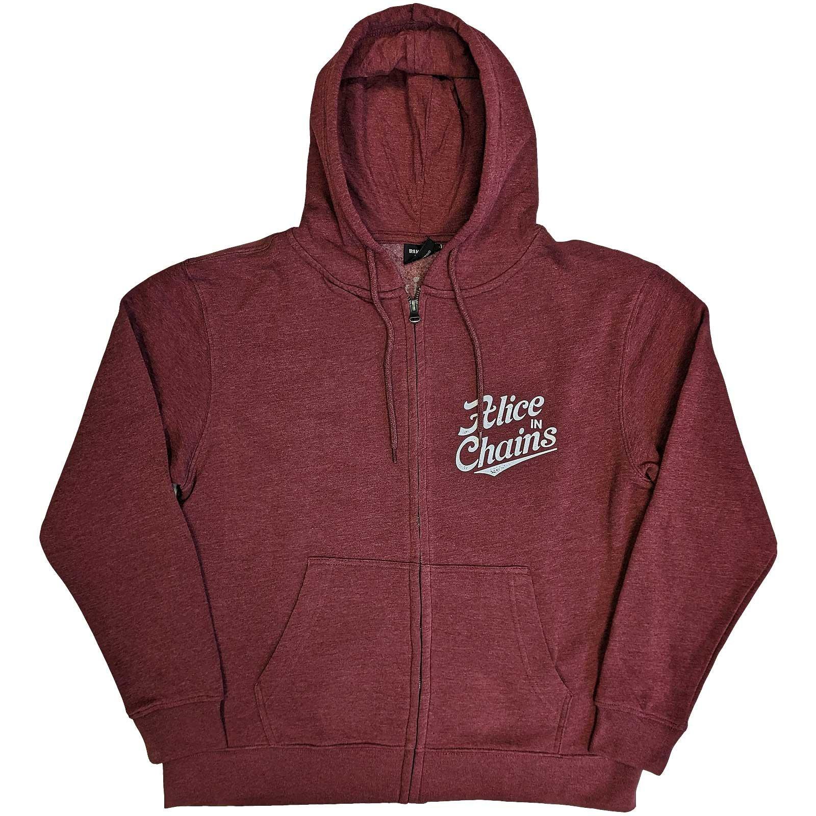 Alice In Chains  Hoodie mit durchgehendem Reißverschluss 