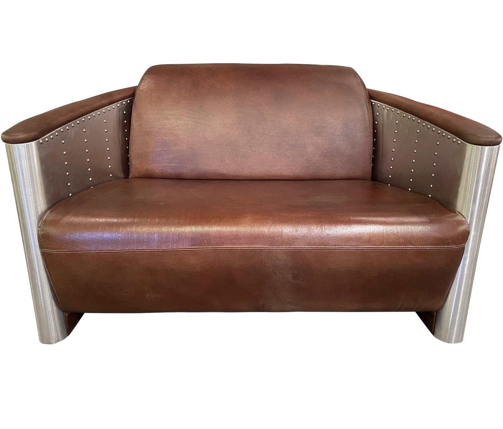 mutoni Sofa Bolton 2-Sitzer Vintage Light Brown  