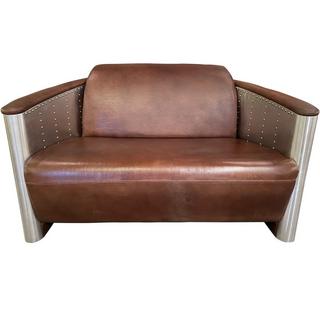 mutoni Sofa Bolton 2-Sitzer Vintage Light Brown  