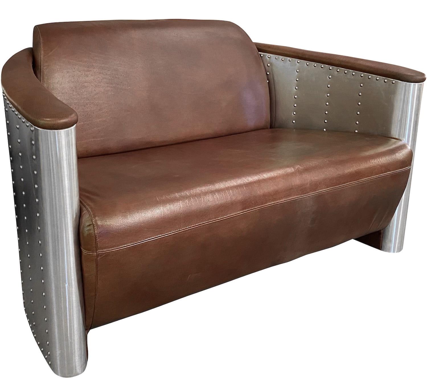 mutoni Sofa Bolton 2-Sitzer Vintage Light Brown  