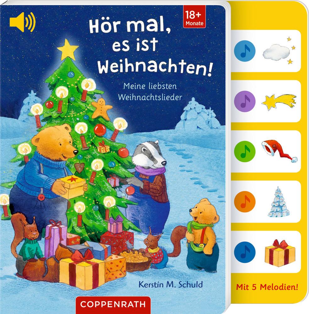 Hör mal, es ist Weihnachten! Schuld, Kerstin M. (Illustrationen); Göthel, Thomas (Mitarbeit) Copertina rigida 