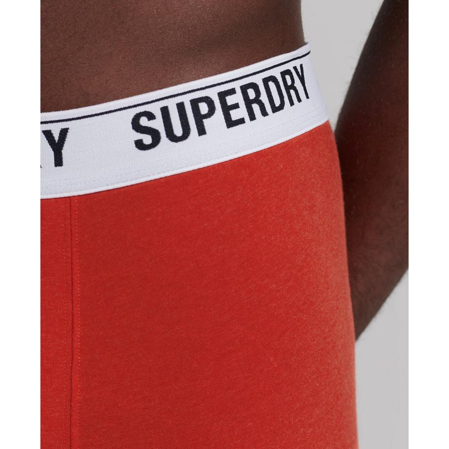 Superdry Caleçons en coton bio Lot de 2  