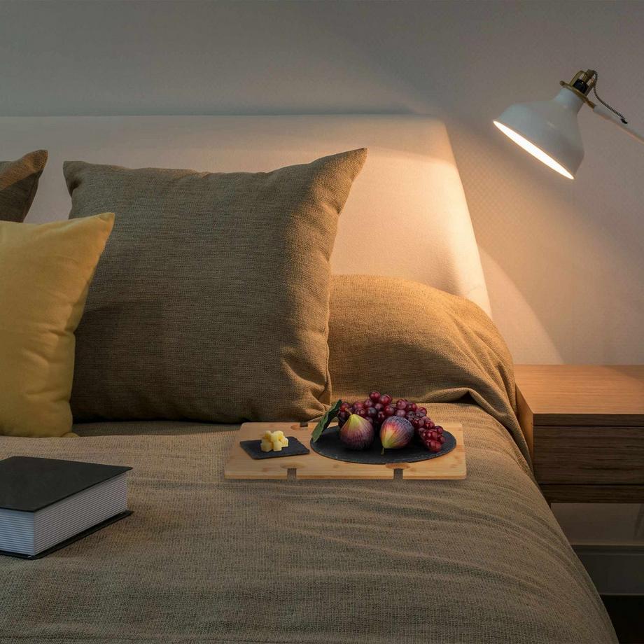 B2X Quadratischer Picknick-Weintisch aus Bambus  