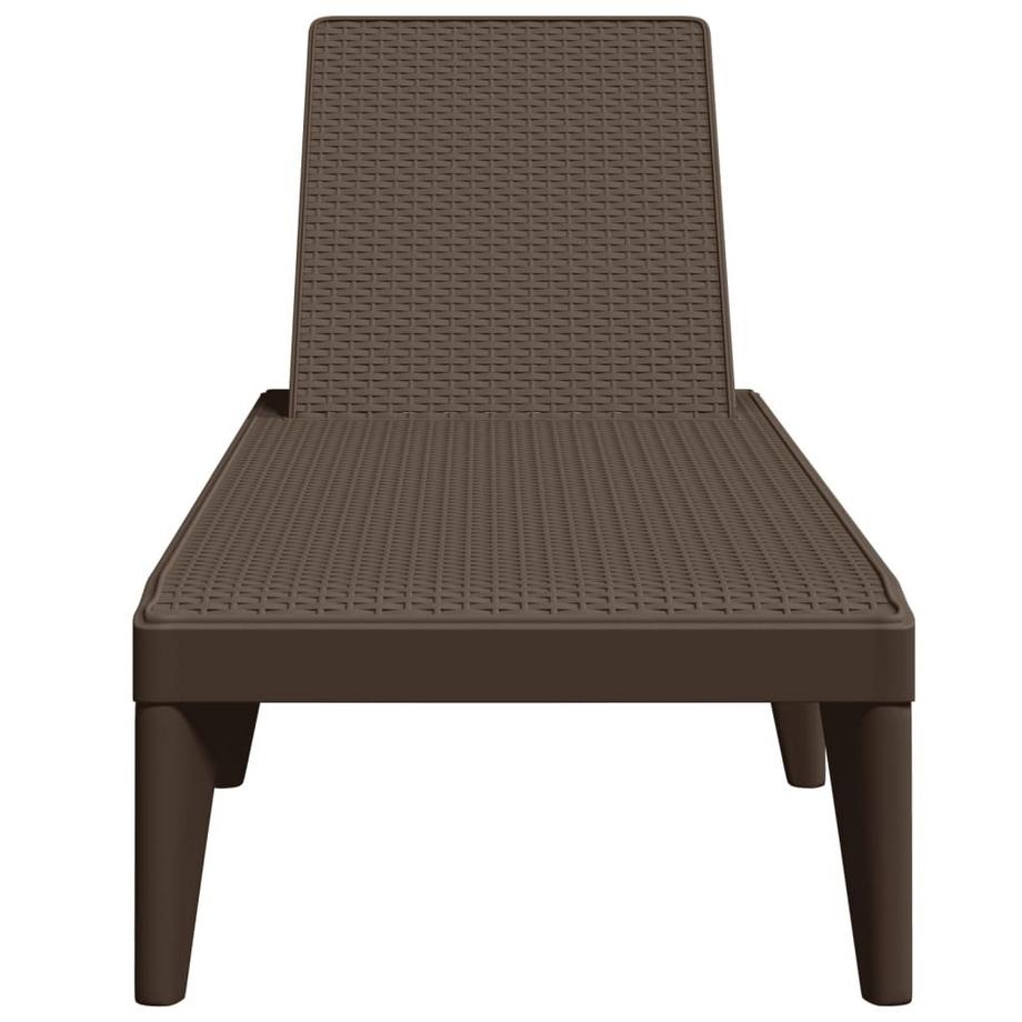 VidaXL Chaise longue polypropylène  