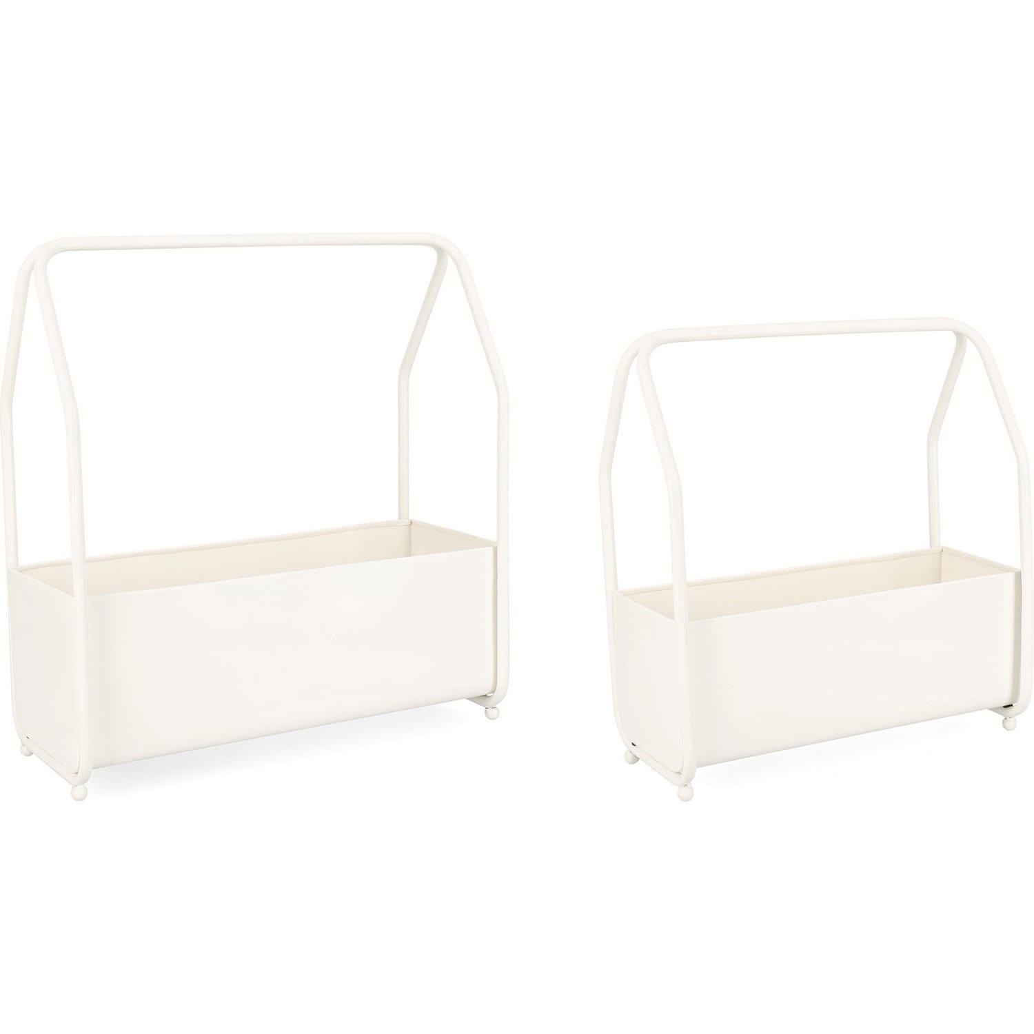 Image of Blumenkasten Keyra weiss (2er-Set) Blumenkasten Keyra weiss (2er-Set)