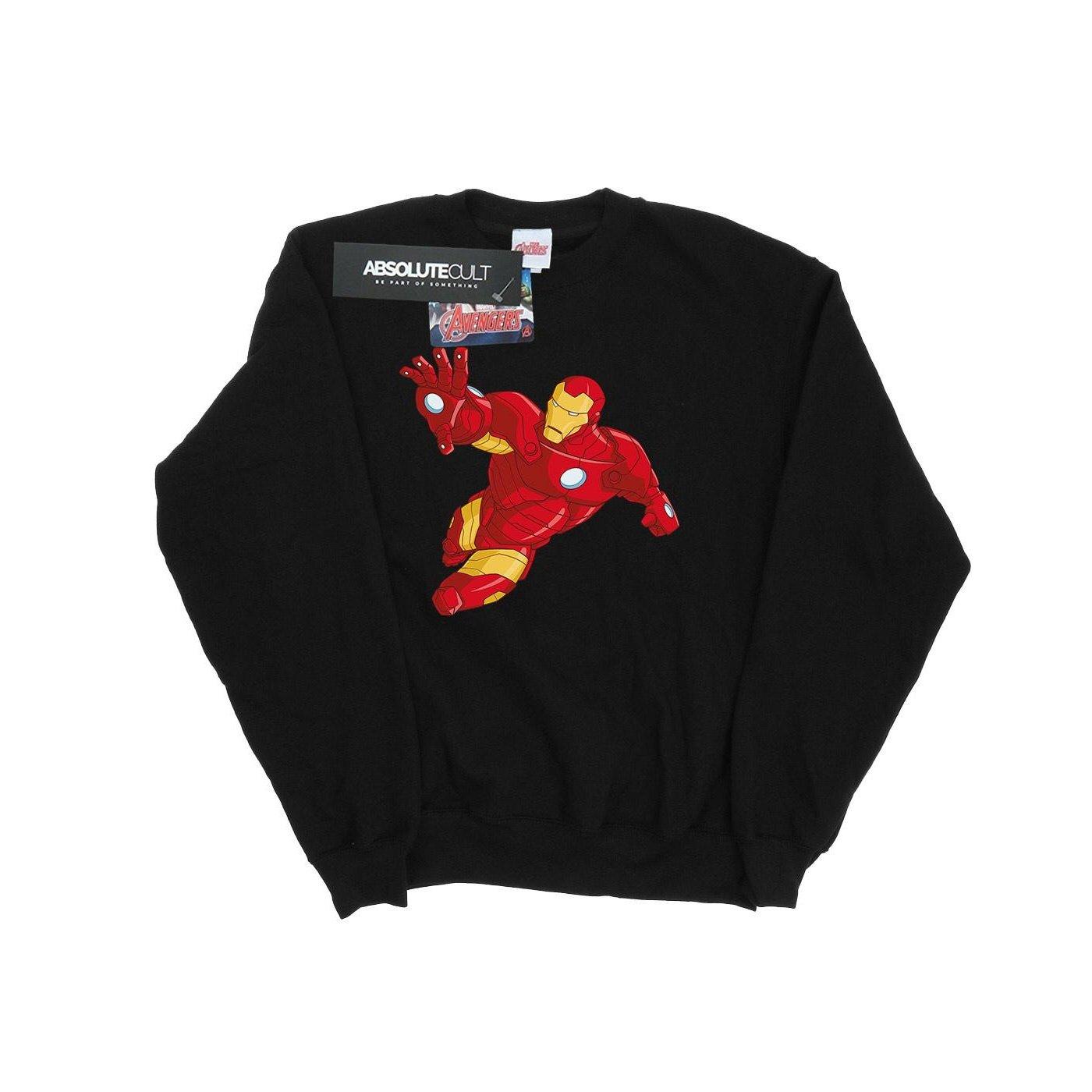 Image of Iron Man Simple Sweatshirt Damen Schwarz S