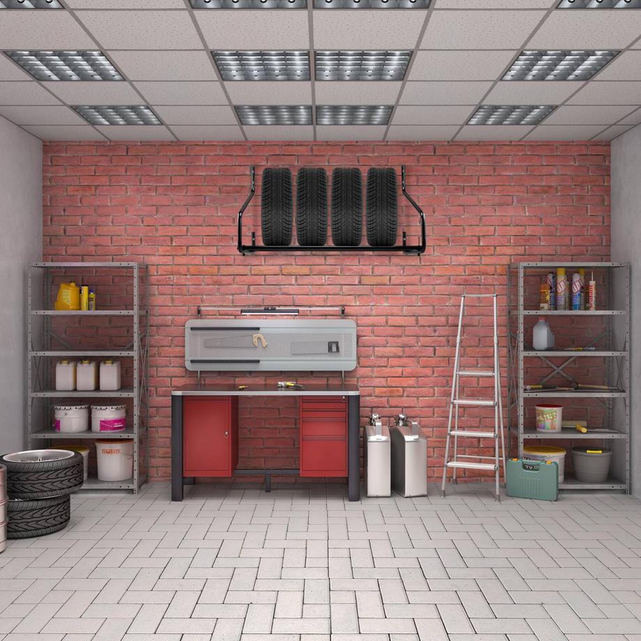 B2X Supporto per pneumatici da parete  