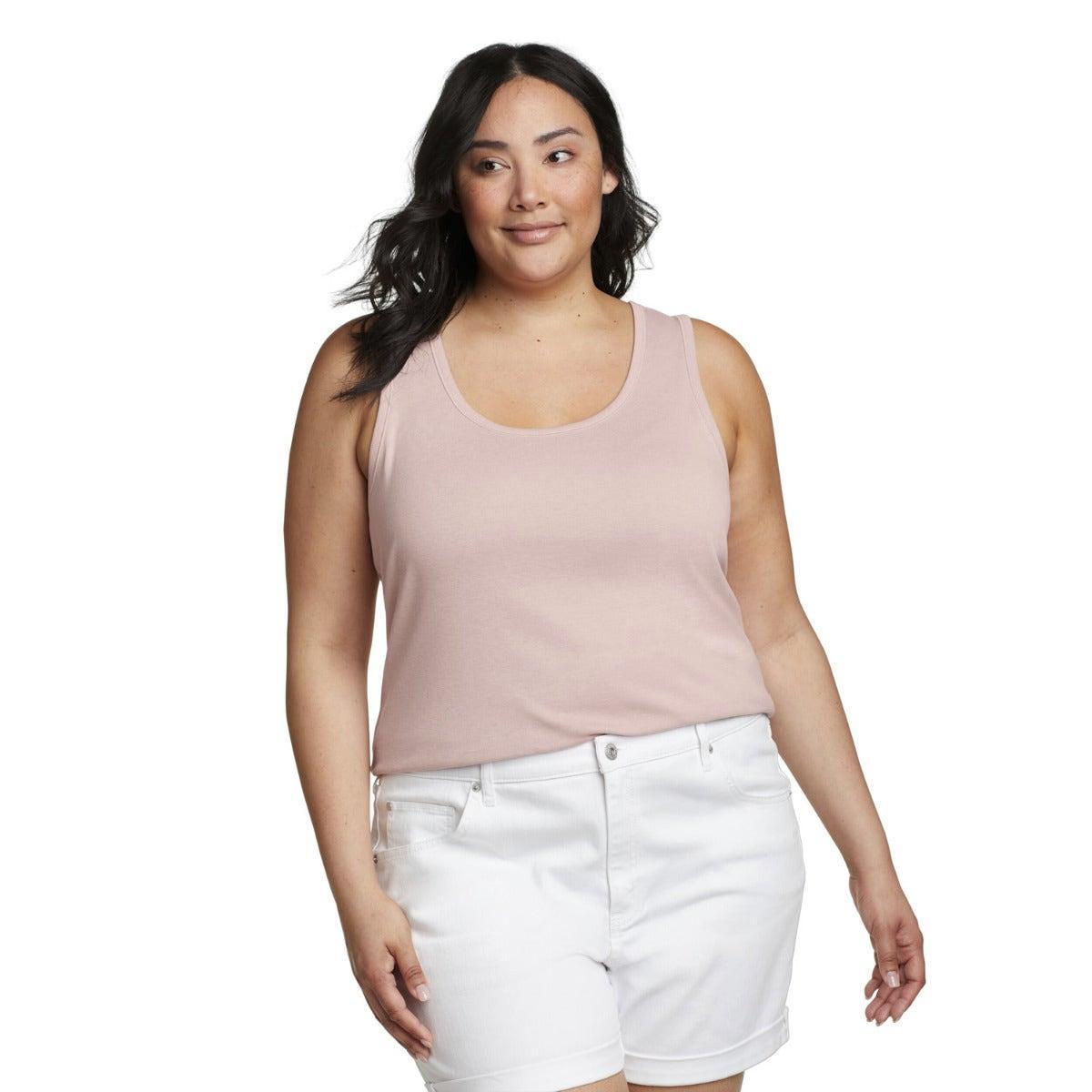 Image of Favorite Ärmelloses Oberteil Runder Auschnitt Unisex Pink M