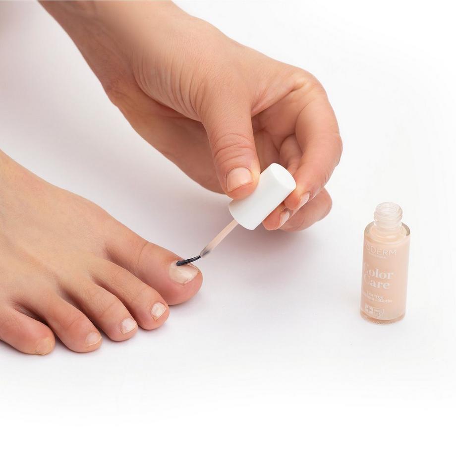 PODERM  Mycose Ongles - Vernis ROSE POUDRÉ Tea Tree - Swiss Made 