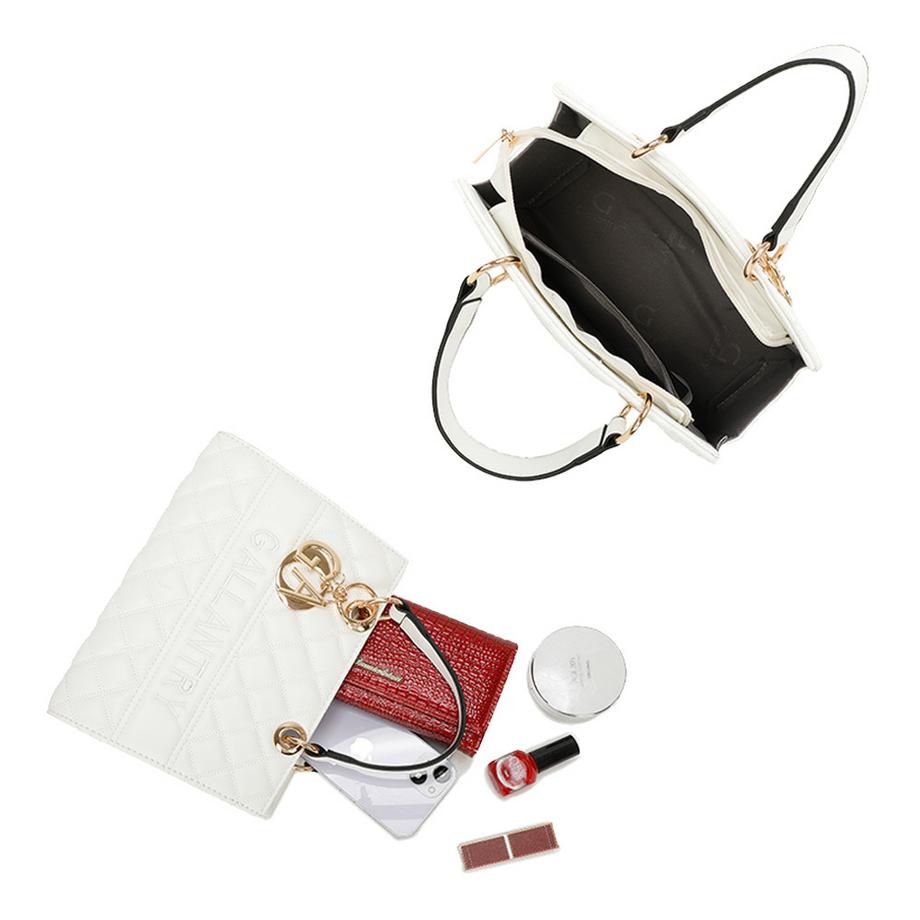 Gallantry La Matelassé Shiny Similpelle Borsa a Mano  