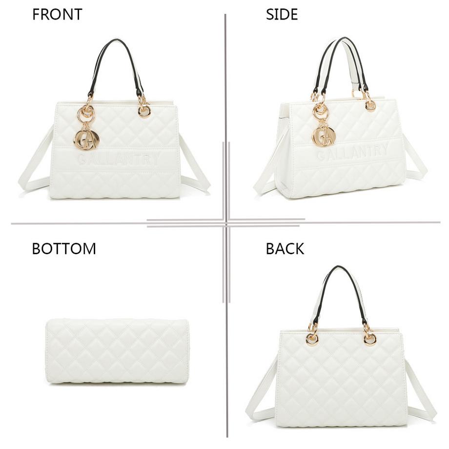 Gallantry La Matelassé Shiny Similpelle Borsa a Mano  