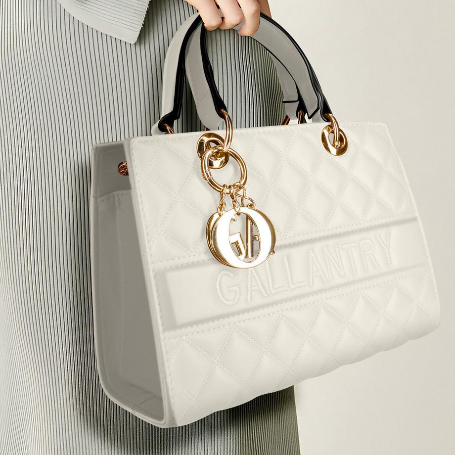 Gallantry La Matelassé Shiny Similpelle Borsa a Mano  