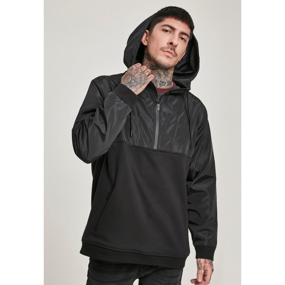 URBAN CLASSICS Urban Classic Military Half Zip Hoodie  