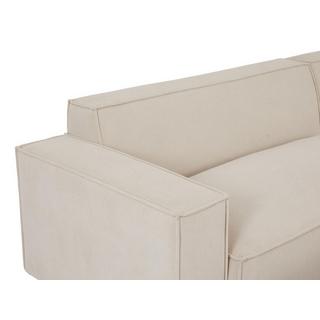 PASCAL MORABITO Großes Ecksofa - Ecke rechts - Cord - Beige - BORORE von PASCAL MORABITO  
