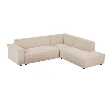 PASCAL MORABITO Großes Ecksofa - Ecke rechts - Cord - Beige - BORORE von PASCAL MORABITO  