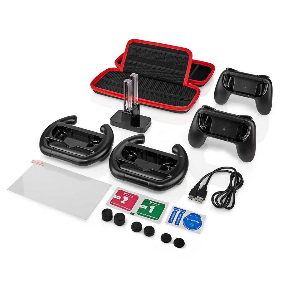 Nedis  Kit de démarrage de jeu | Compatible avec : Nintendo Switch (OLED) | 13-en-1 