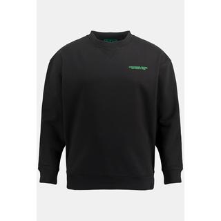 Sthuge  Sweat-shirt à manches longues, coupe Relaxed Fit, imprimé dans le dos - jusqu'au 8 XL 