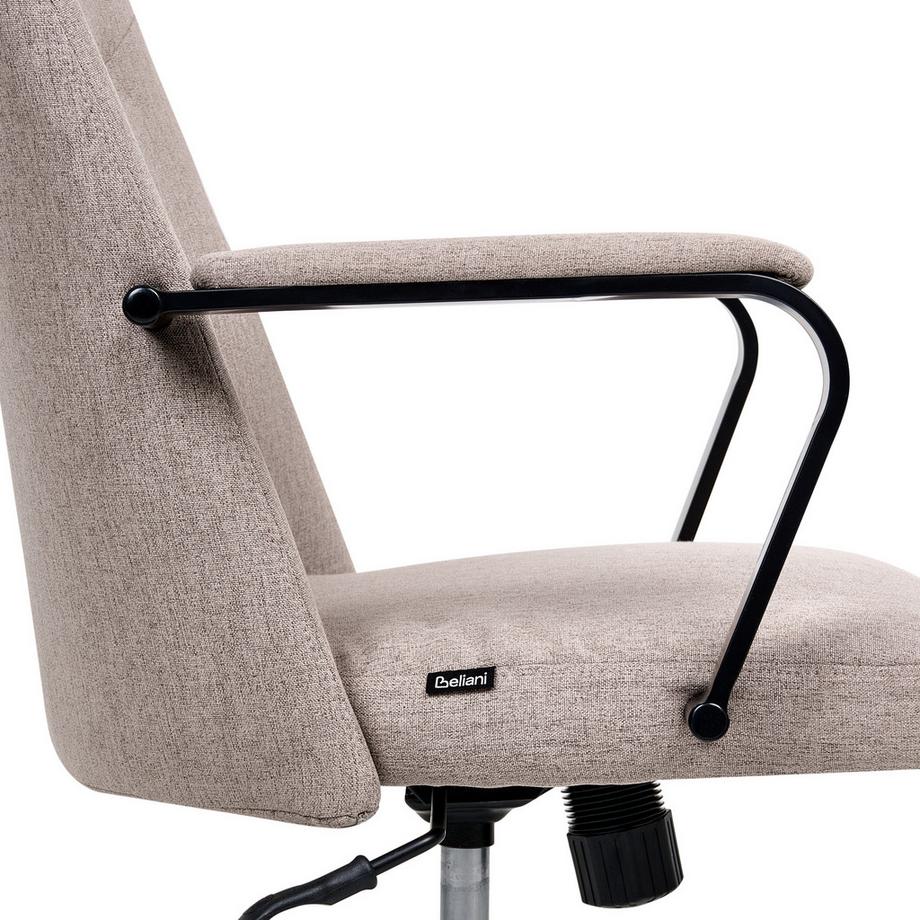 Beliani Sedia da ufficio en Tessuto  CAROGA  