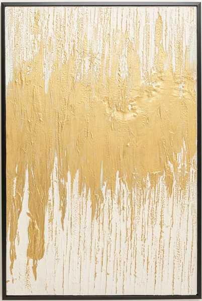 Image of Gerahmtes Bild Abstract weiss 80x120 Gerahmtes Bild Abstract weiss 80x120