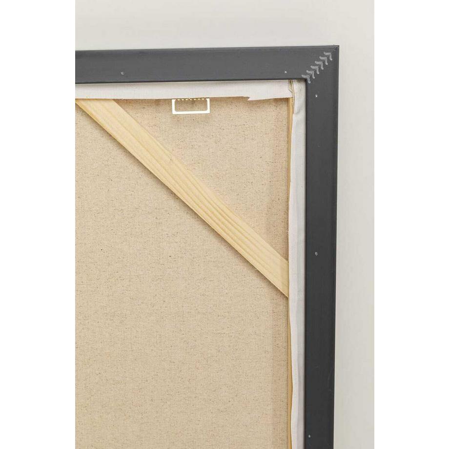KARE Design Quadro con cornice Astratto bianco 80x120  