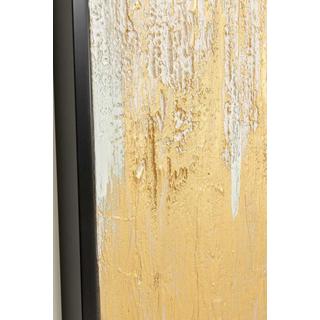 KARE Design Gerahmtes Bild Abstract weiss 80x120  