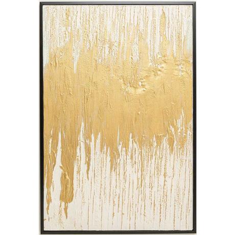 KARE Design Gerahmtes Bild Abstract weiss 80x120  