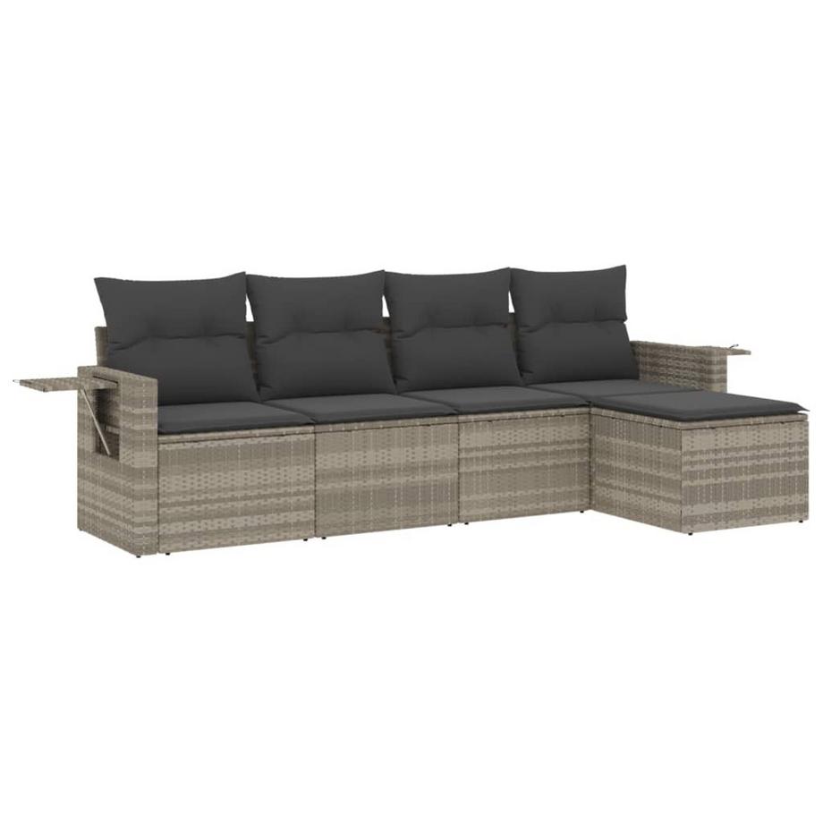 set divano da giardino Polirattan