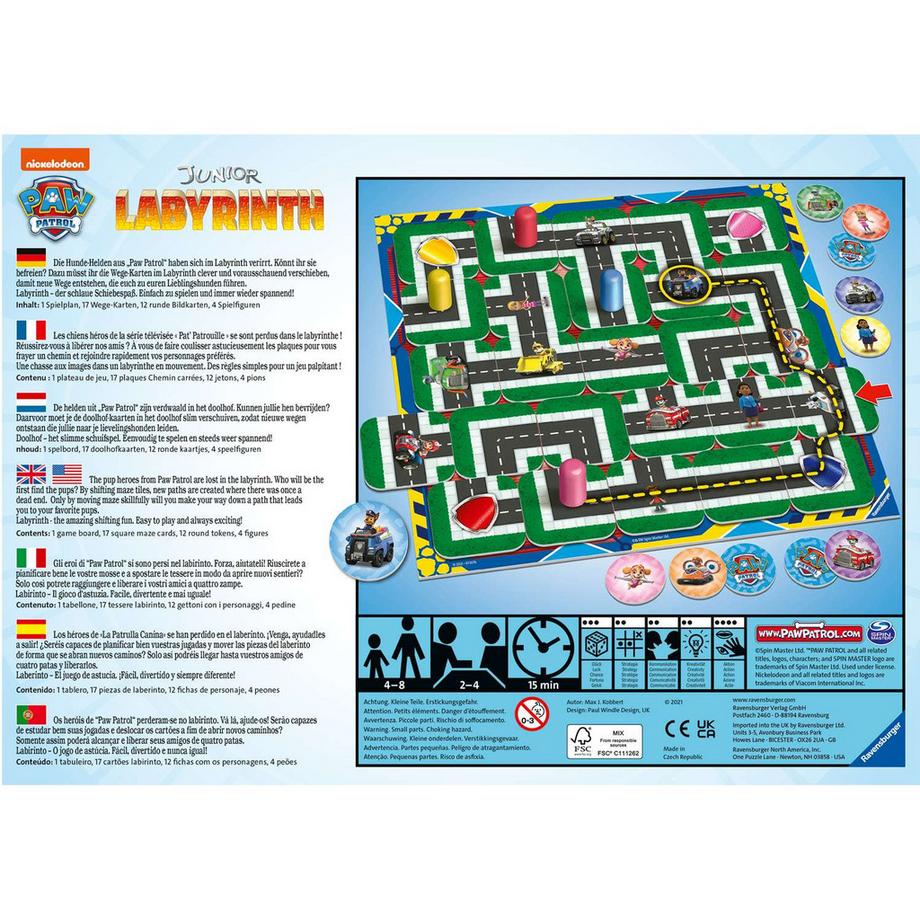 Ravensburger  Paw Patrol Junior Labyrinth 