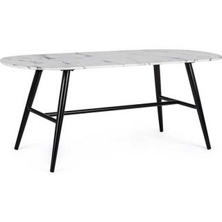 mutoni Table basse ovale en marbre 110x50  