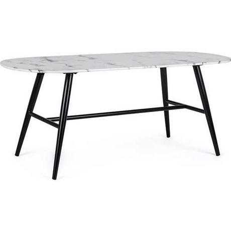 mutoni Table basse ovale en marbre 110x50  