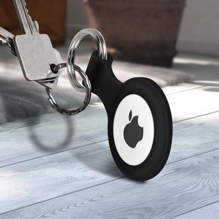 Avizar AirTag Silicone Porte-clé Noir  