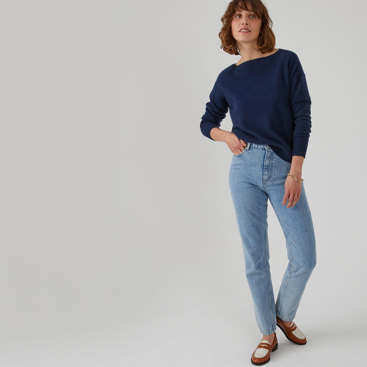 La Redoute Collections  Pull encolure bateau en fine maille cachemire 