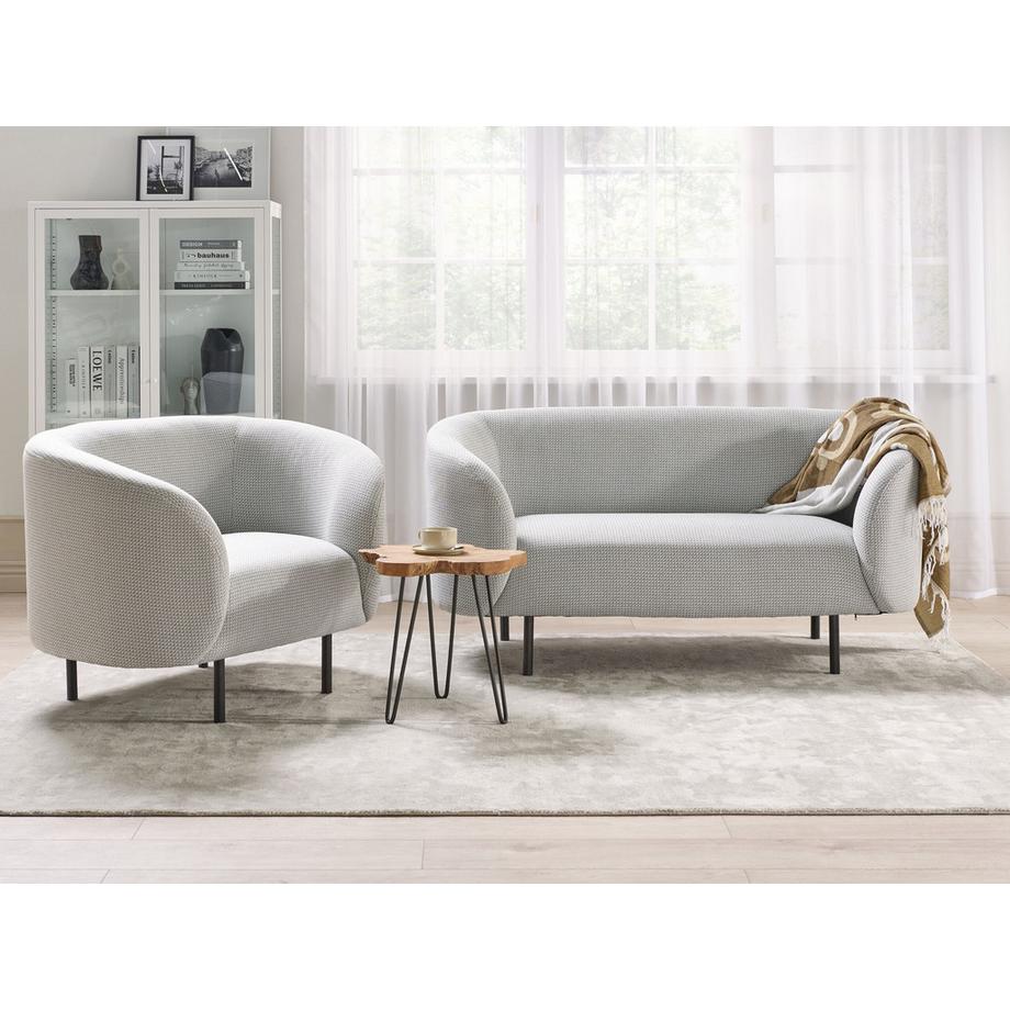 Beliani Wohnzimmer Set aus Stoff Klassisch LOEN  