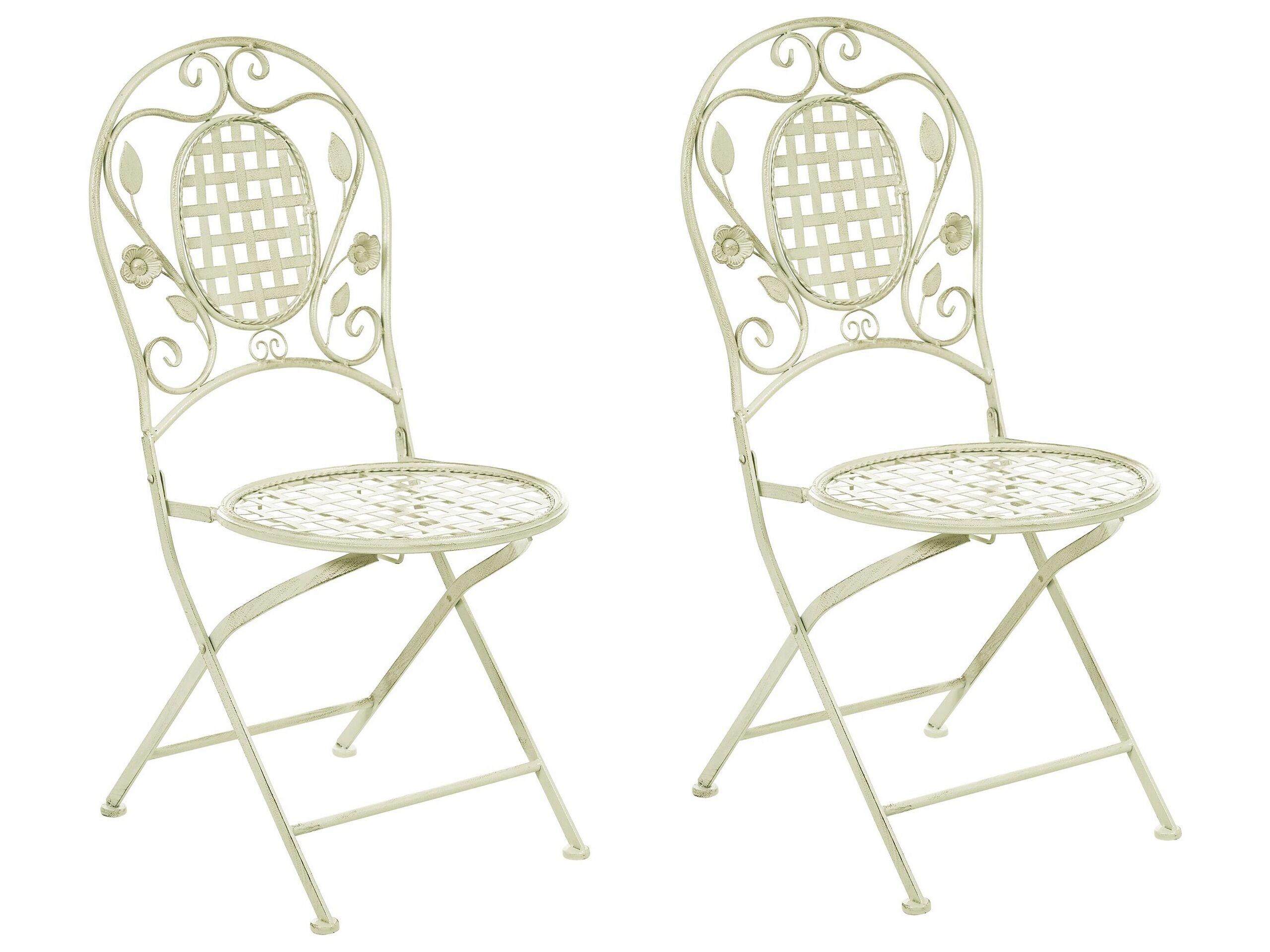 Image of Set mit 2 Stühlen aus Eisen Retro BIVIO Set mit 2 Stühlen aus Eisen Retro BIVIO
