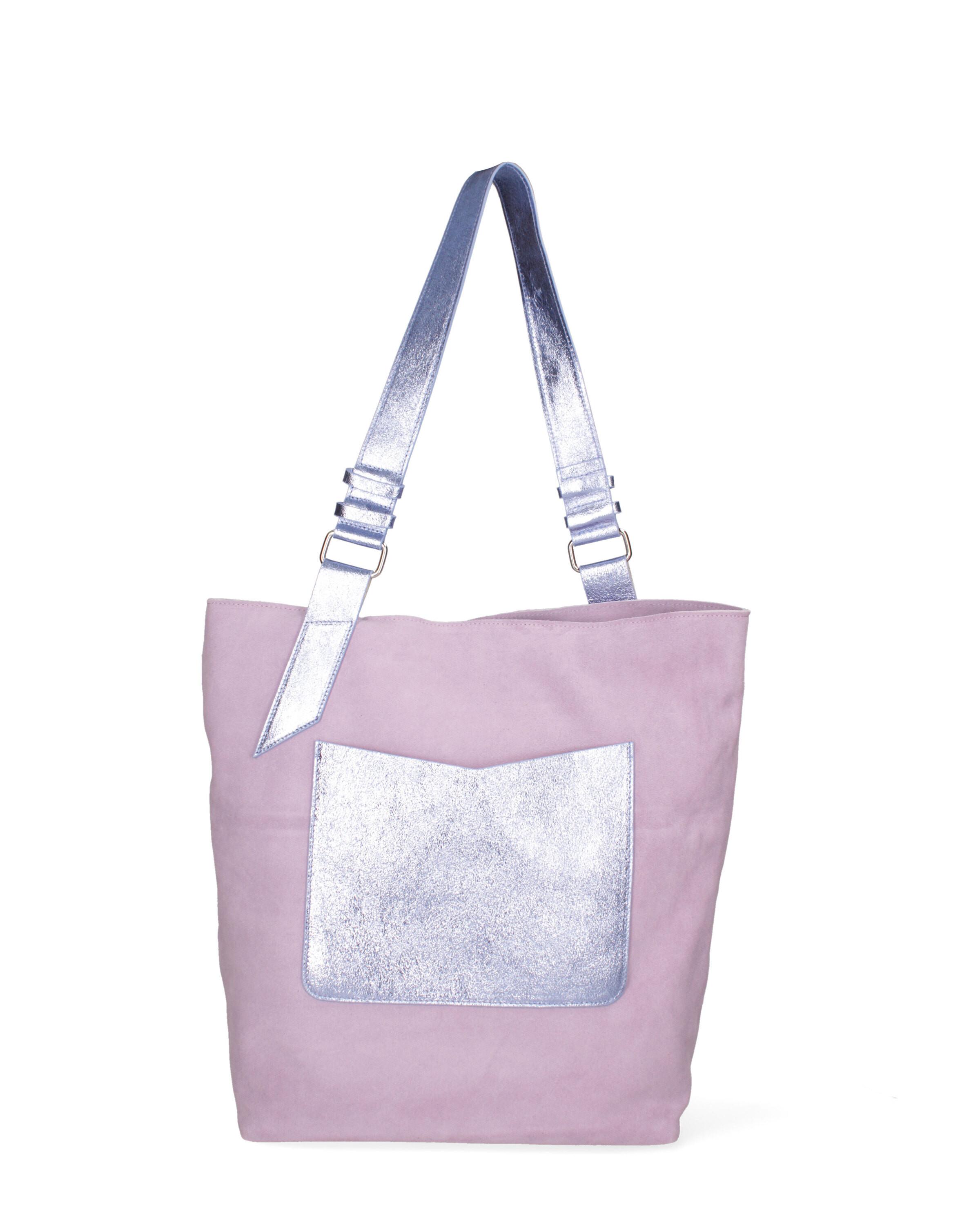 Image of Schultertasche Damen Violett Bedruckt ONE SIZE