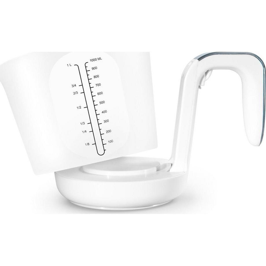 ADE ADE KE 919 Nero, Bianco Superficie piana Bilancia da cucina elettronica  