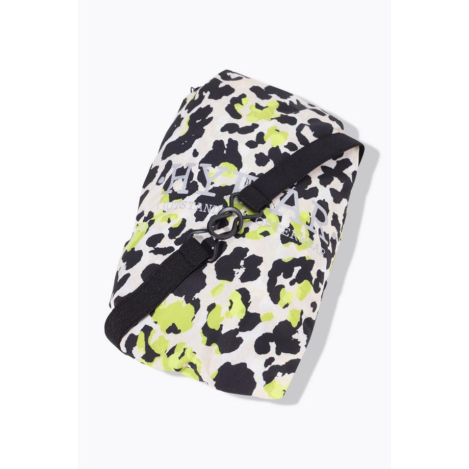 Ulla Popken Leichte Regenjacke mit Leomuster wasserdicht 2-Wege-Zipper  