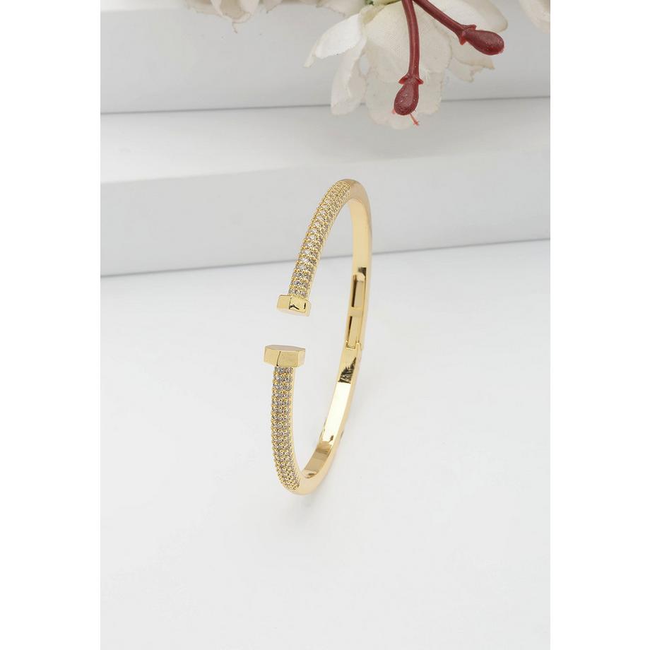 AVANT-GARDE PARIS  Goldene Funkelnde Armband 