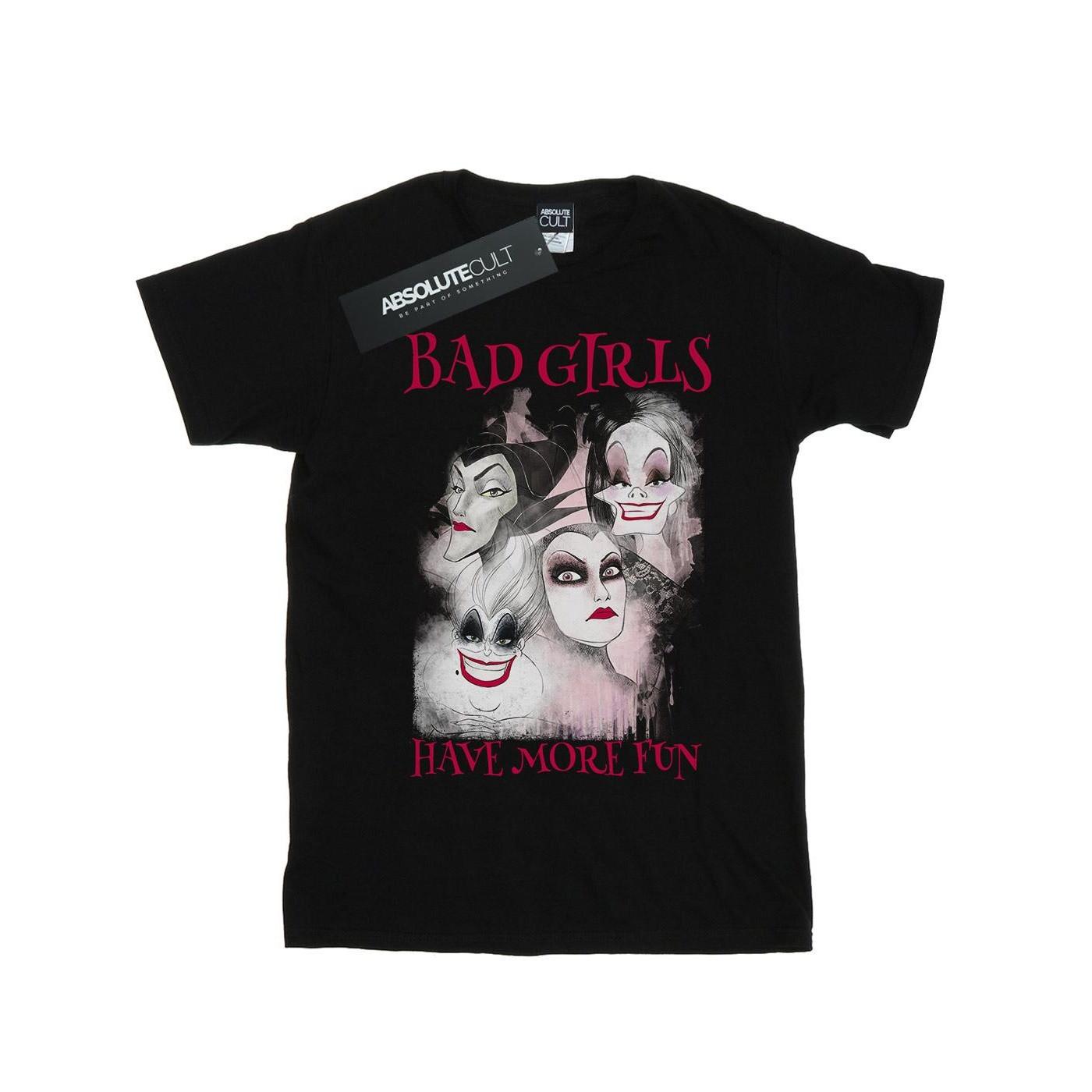Image of Bad Girls Have More Fun Tshirt Unisex Schwarz 140/146