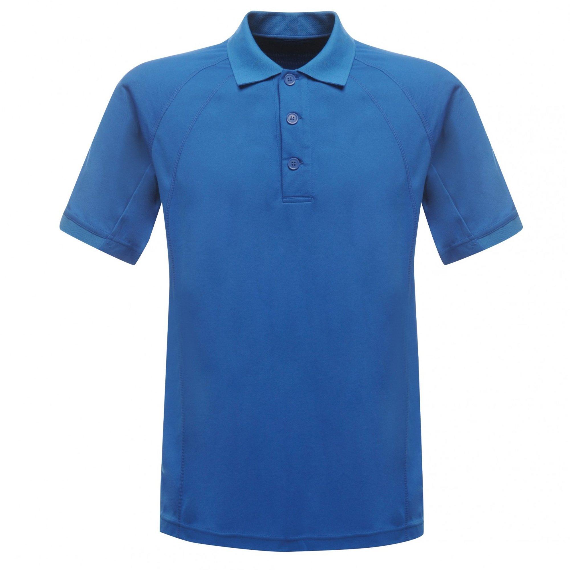 Image of Hardwear Coolweave Kurzarm Polo Shirt Herren Blau XL