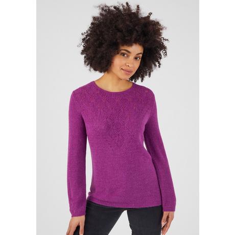 Damart  Pullover Ajourstrick Alpaka-Mix 