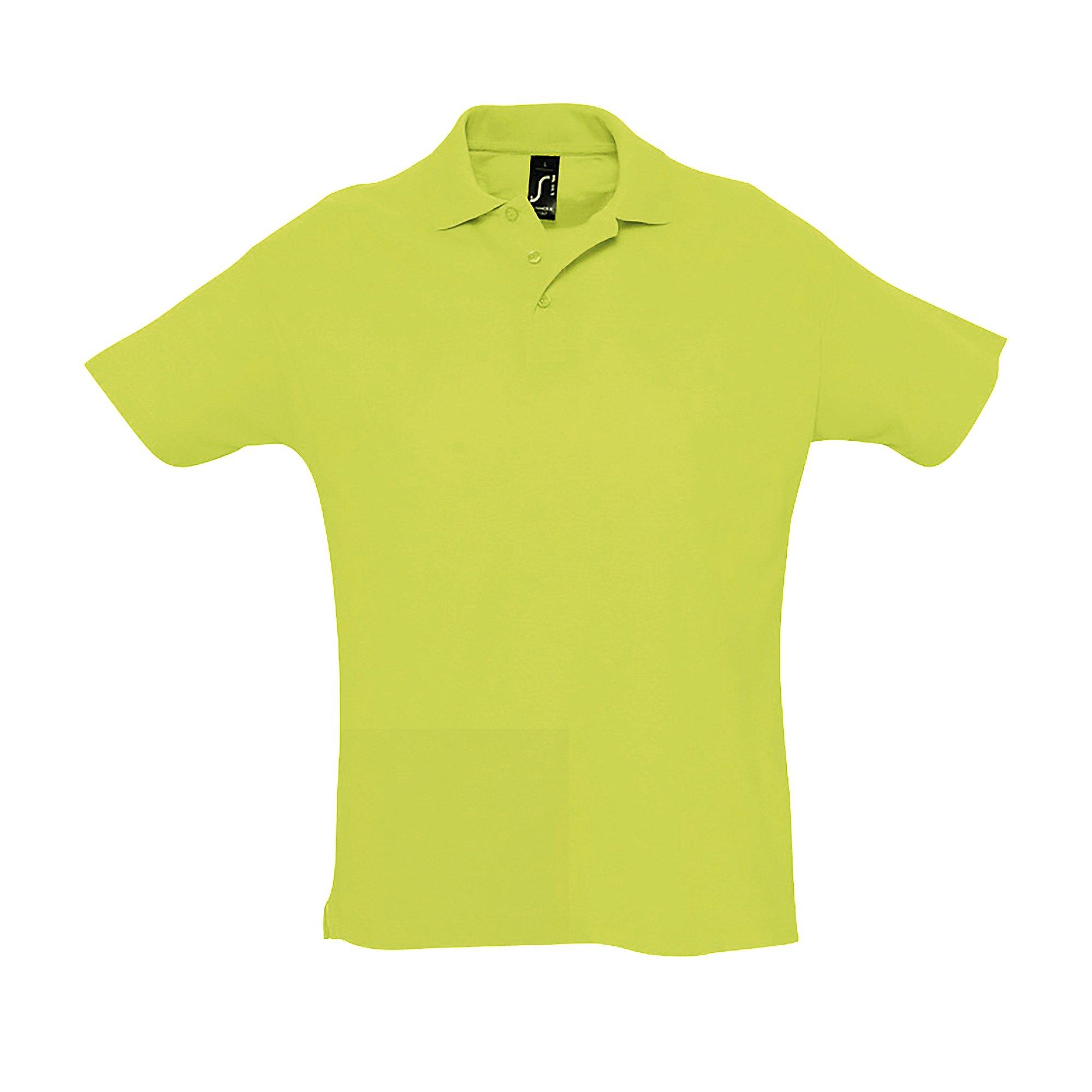 Image of Summer Ii Pique Poloshirt, Kurzarm Herren Grün S