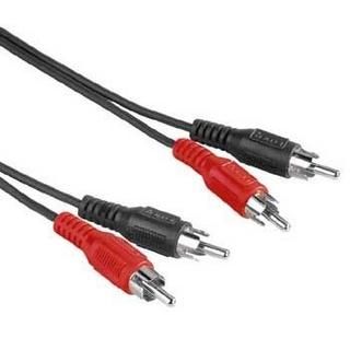 hama  Hama 30457 Audio-Kabel 2,5 m RCA Schwarz 