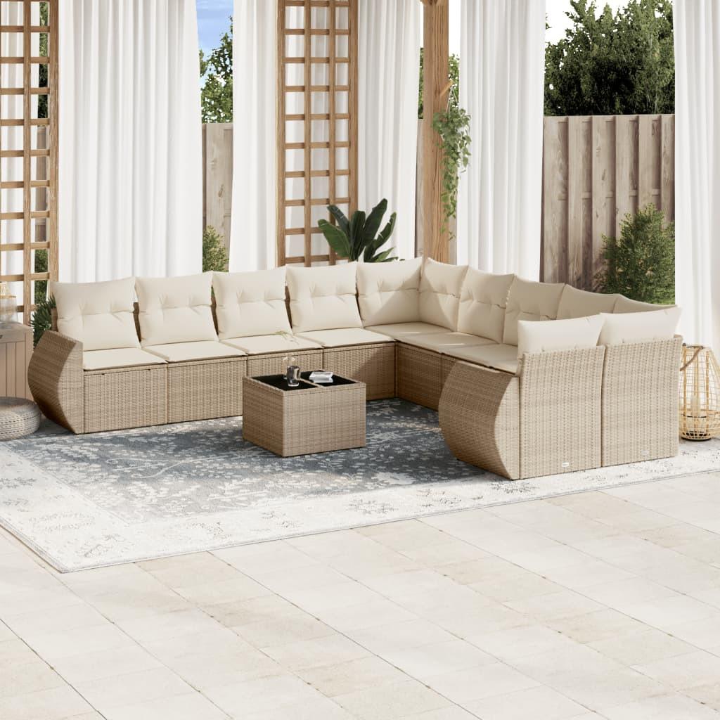 VidaXL Garten sofagarnitur poly-rattan  