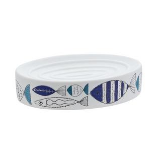 diaqua Seifenschale Marmara weiss/blau  