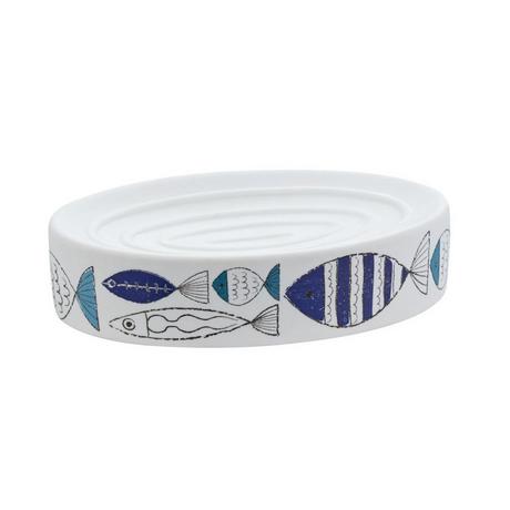 diaqua Seifenschale Marmara weiss/blau  