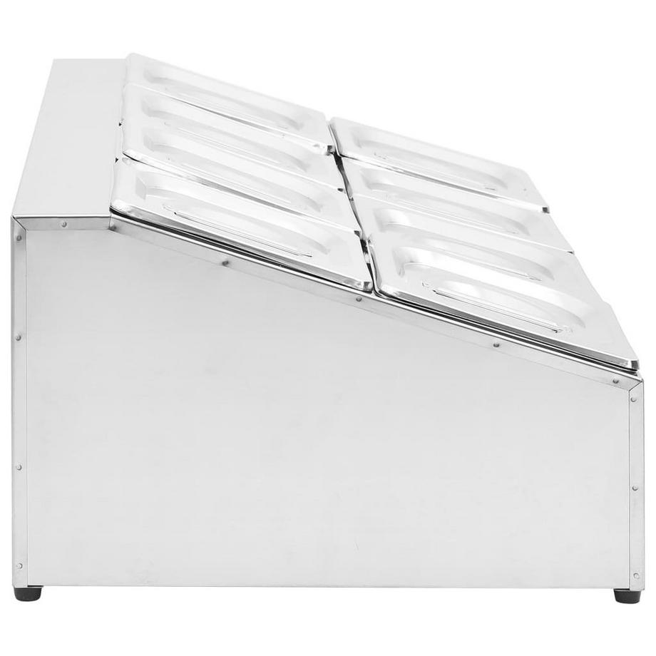 VidaXL Gastronormbehälter stahl  