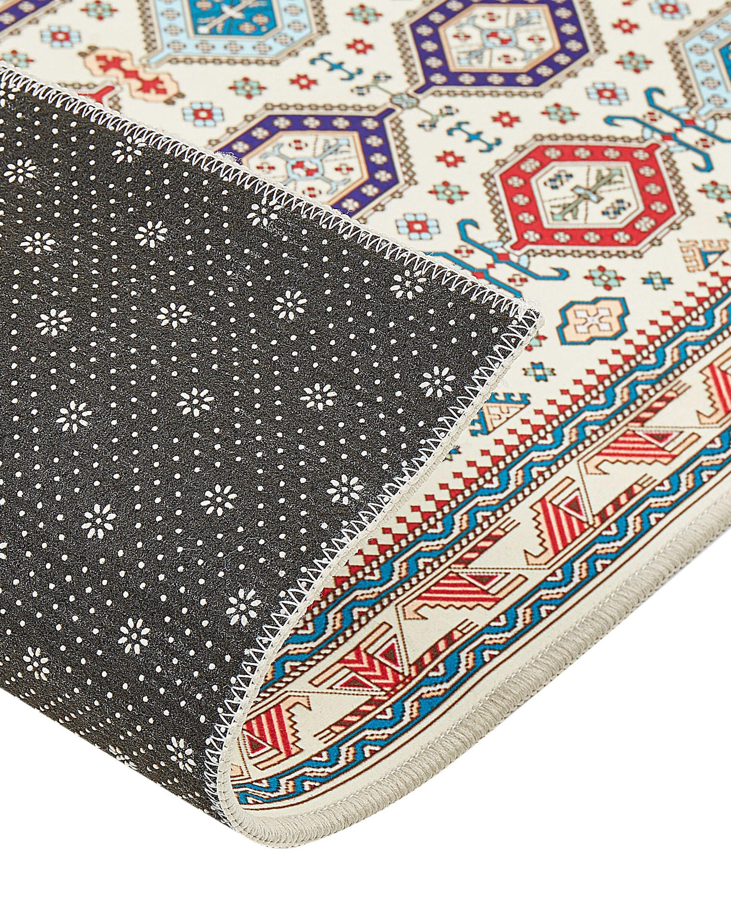 Beliani Tapis en Polyester Traditionnel HACILAR  