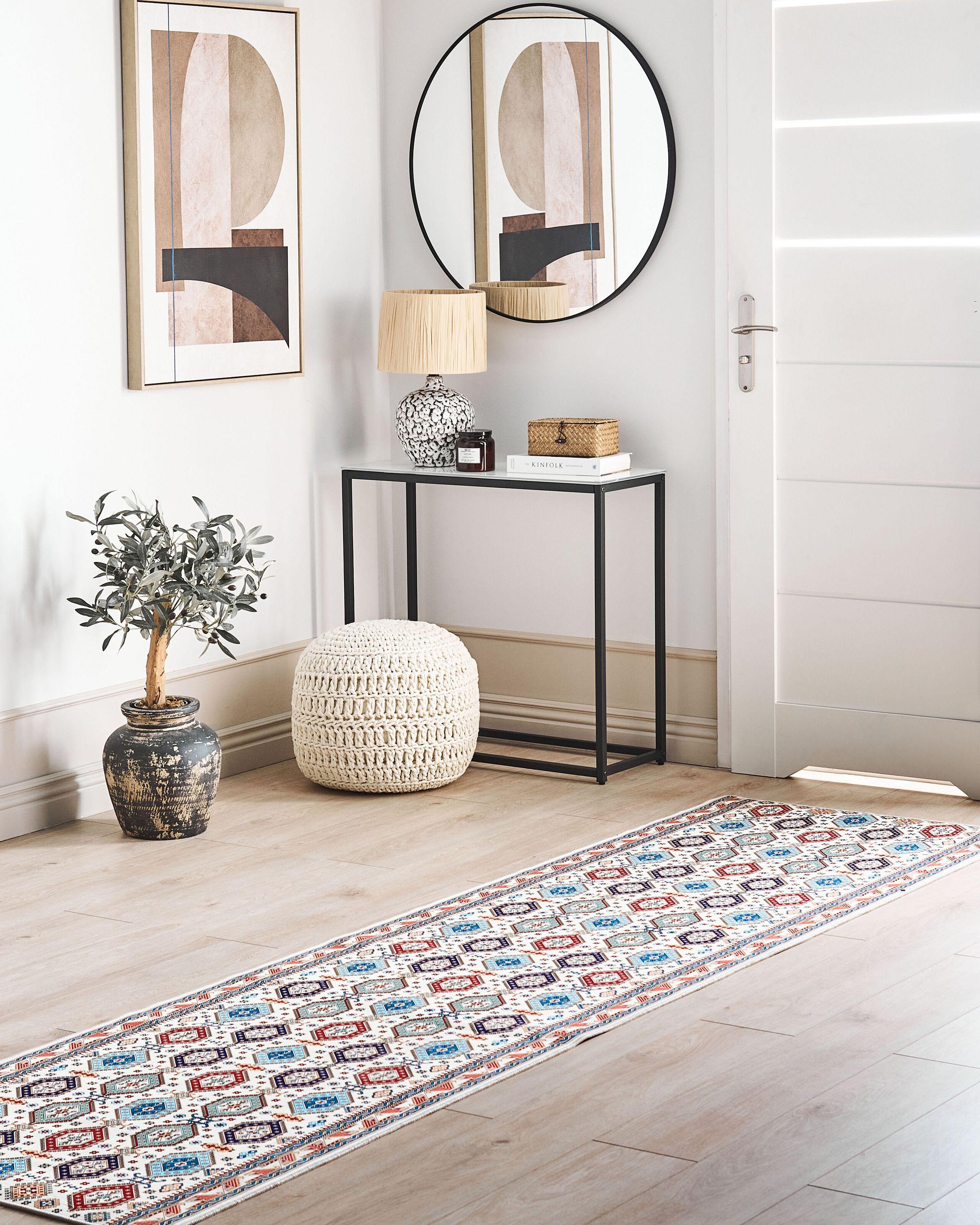 Beliani Tapis en Polyester Traditionnel HACILAR  